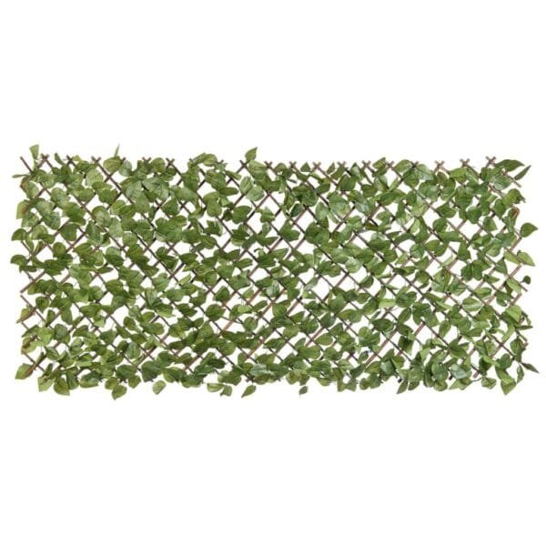 Nature Kratka ogrodowa z listkami laurowymi, 90x180 cm, zielone liście - obrazek 2