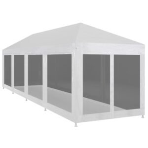 Namiot imprezowy z 10 siatkowymi ściankami, 12 x 3 m