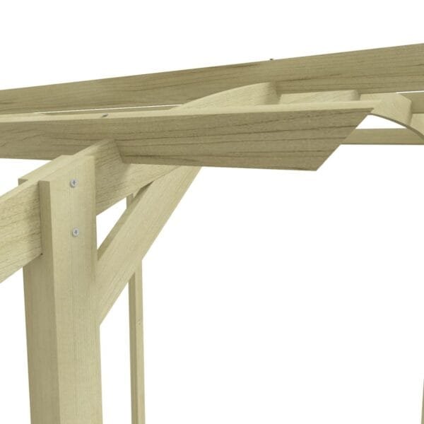 Pergola ogrodowa, impregnowana sosna, 180x197x210 cm - obrazek 4