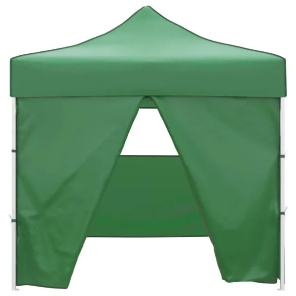 Zielony, składany namiot, 3 x 3 m, z 4 ściankami - obrazek 2