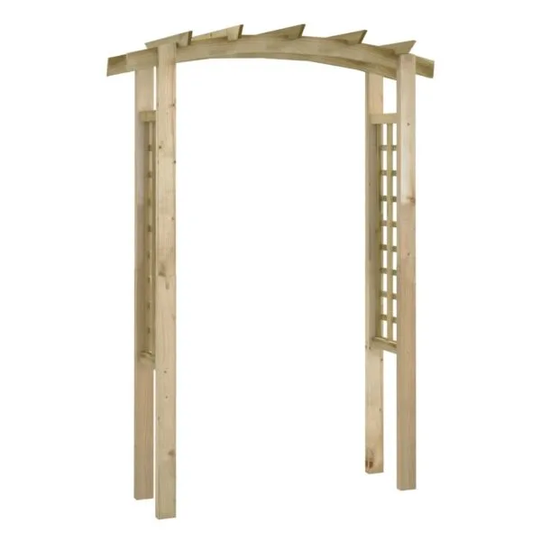 Pergola w kształcie łuku, 105 x 35 x 210 cm, drewno - obrazek 2