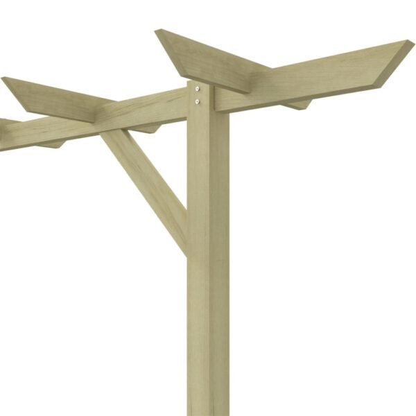 Pergola ogrodowa, 200 x 40 x 205 cm, drewno - obrazek 4