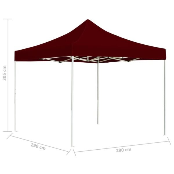 Profesjonalny, składany namiot imprezowy, 3 x 3 m, aluminiowy - obrazek 6