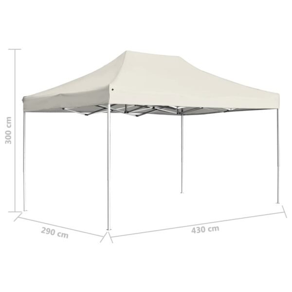 Profesjonalny, składany namiot imprezowy, aluminiowy, 4,5 x 3 m - obrazek 8
