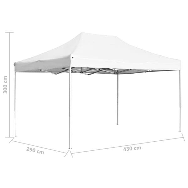 Profesjonalny, składany namiot imprezowy, aluminiowy, 4,5 x 3 m - obrazek 8
