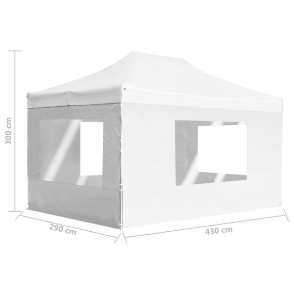 Profesjonalny, składany namiot imprezowy ze ścianami, 4,5 x 3 m - obrazek 11