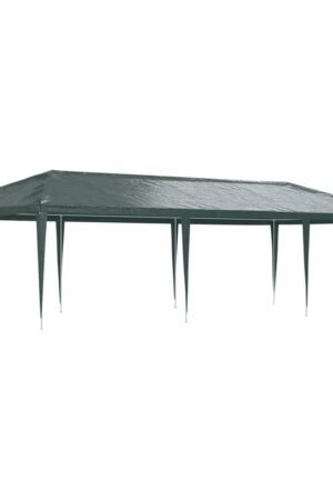 Namiot imprezowy, 4x9 m, zielony, 90 g/m²