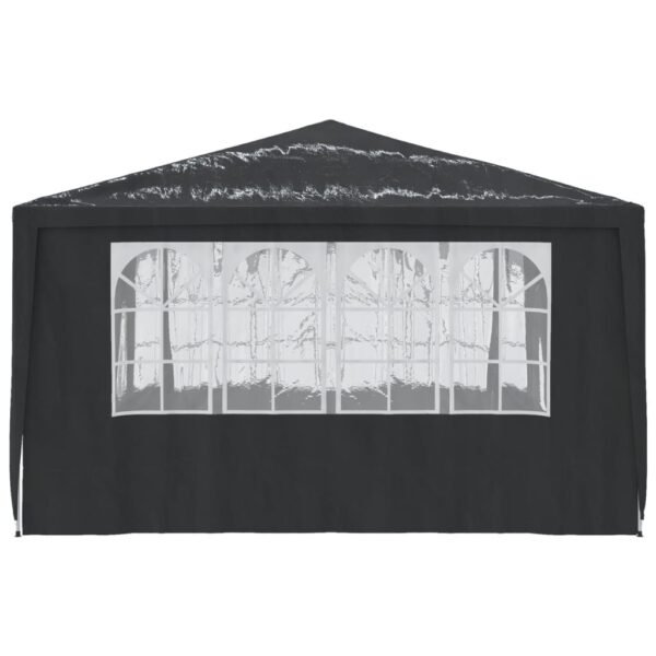 Namiot imprezowy ze ściankami, 4x4 m, antracytowy, 90 g/m² - obrazek 4