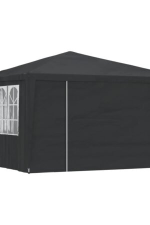 Namiot imprezowy ze ściankami, 4x4 m, zielony, 90 g/m²