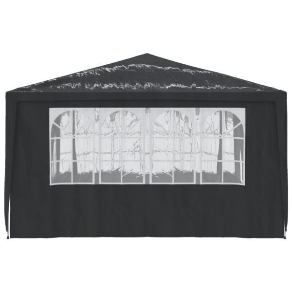 Namiot imprezowy ze ściankami, 4x4 m, zielony, 90 g/m² - obrazek 4