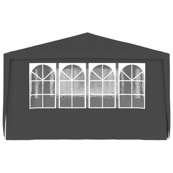Namiot imprezowy ze ściankami, 4x6 m, antracytowy, 90 g/m² - obrazek 4