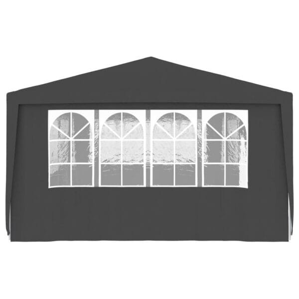 Namiot imprezowy ze ściankami, 4x9 m, antracytowy, 90 g/m² - obrazek 4