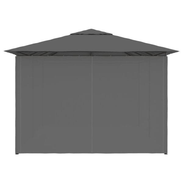 Namiot ogrodowy z zasłonami, 4 x 3 m, antracytowy - obrazek 6