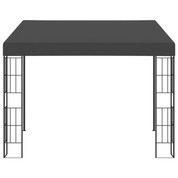 Altana przyścienna, 3x3 m, antracytowa, tkanina - obrazek 2
