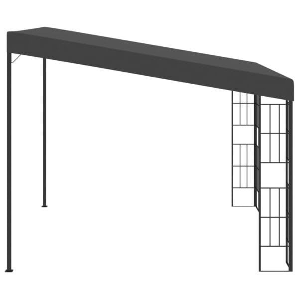 Altana przyścienna, 3x3 m, antracytowa, tkanina - obrazek 3