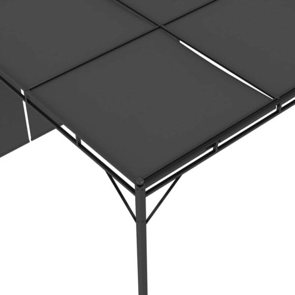 Altana ogrodowa z zasłoną boczną, 3 x 3 x 2,25 m, antracytowa - obrazek 7