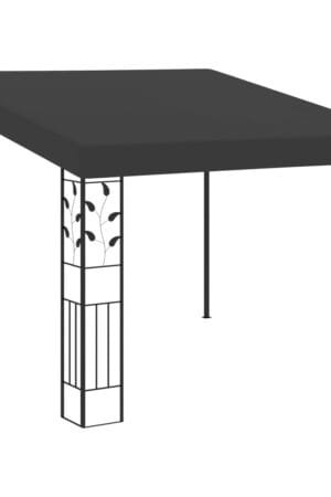 Altana przyścienna, 3 x 3 x 2,5 m, antracytowa