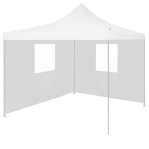 Profesjonalny, składany namiot imprezowy, 2 ściany, 3x3 m, stal