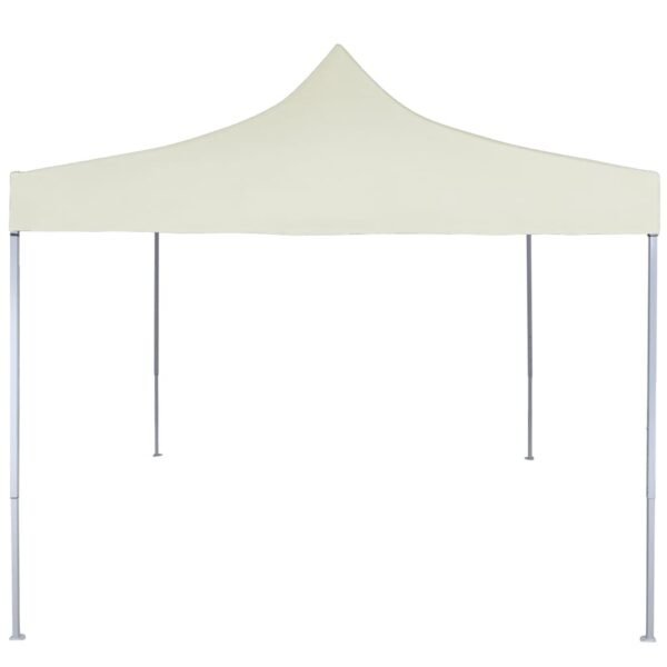 Profesjonalny, składany namiot imprezowy, 2x2 m, stal, kremowy - obrazek 2