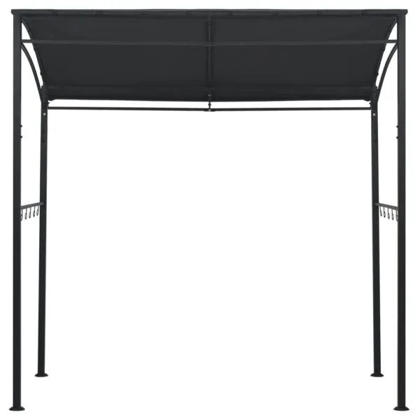 Altanka nad grill, 215x150x220 cm, antracytowa, stal - obrazek 4