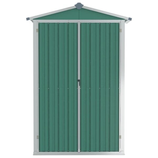 Domek ogrodowy, szopa, zielona, 116x45x175 cm, stal galwanizowana - obrazek 4