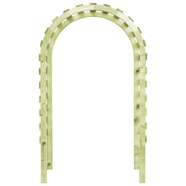 Pergola ogrodowa z ławką, 130x60x230 cm, impregnowana sosna - obrazek 2