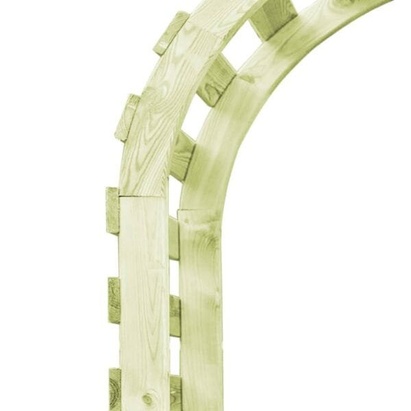 Pergola ogrodowa z ławką, 130x60x230 cm, impregnowana sosna - obrazek 4