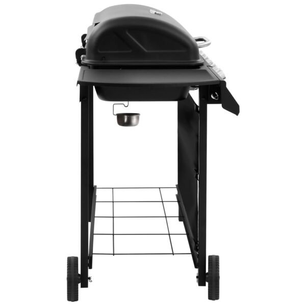 Grill gazowy z 6 palnikami, czarny - obrazek 4