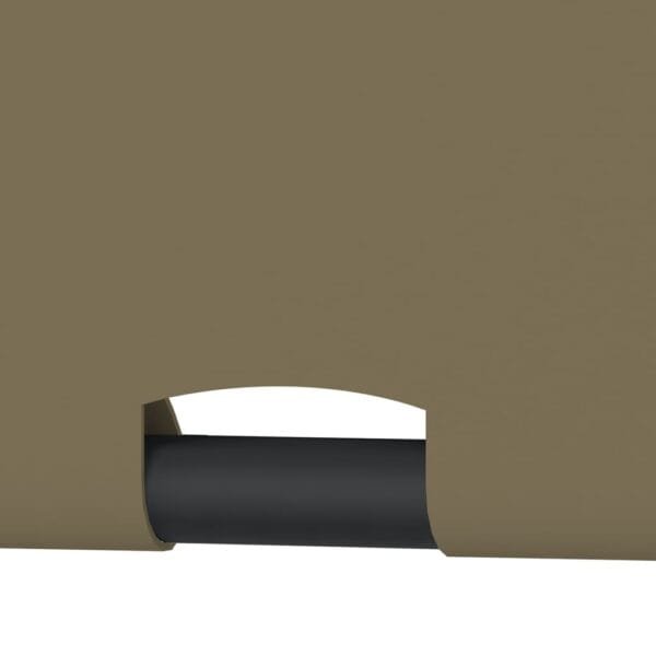 Pergola ogrodowa ze zwijanym dachem, 3x3 m, taupe, 180 g/m² - obrazek 5