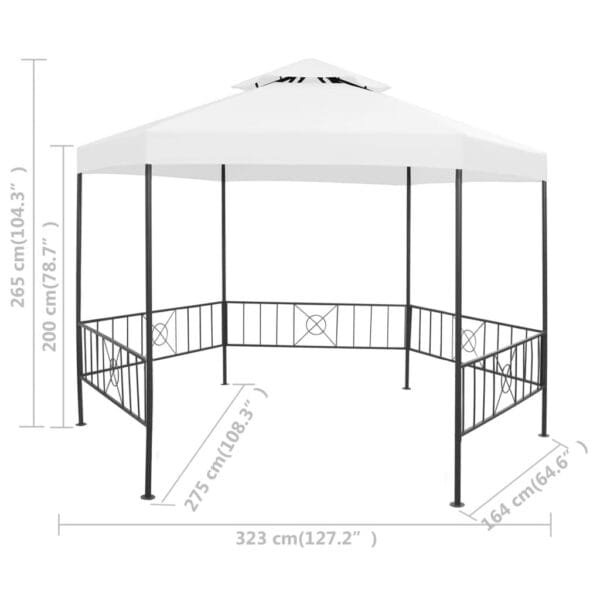 Altana ogrodowa, 323 x 275 x 265 cm, 180 g/m² - obrazek 8