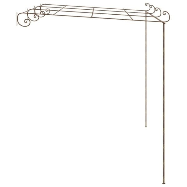 Pergola ogrodowa, antyczny brąz, 4x3x2,5 m, żelazo - obrazek 3