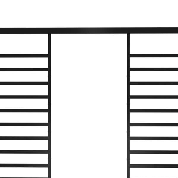 Altana ogrodowa ze zwijanym dachem, 4x3x2,3 m, antracytowa - obrazek 4