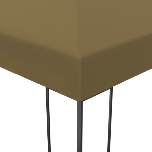 Altana ze sznurem lampek LED, 3x4 m, kolor taupe - obrazek 6