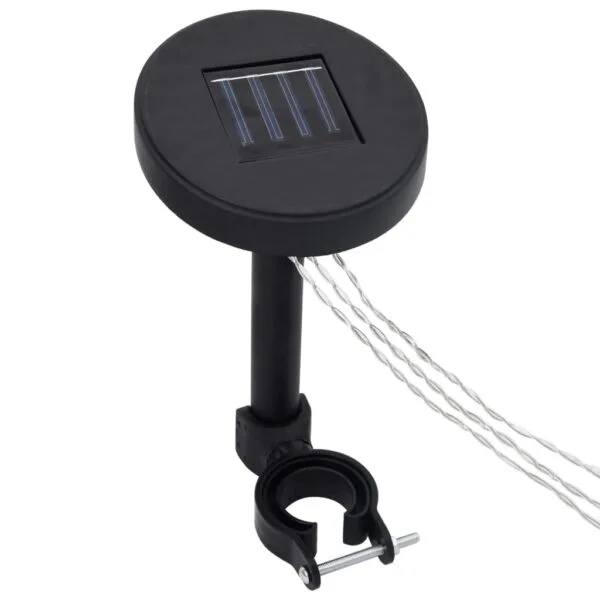 Altana ze sznurem lampek LED, 3x3 m, biała - obrazek 7