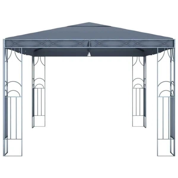 Altana ze sznurem lampek LED, 400x300 cm, antracytowa - obrazek 5
