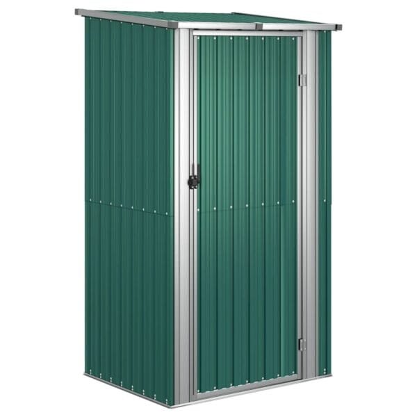 Domek ogrodowy, szopa, zielona, 118,5x97x209,5 cm, stal galwanizowana - obrazek 2