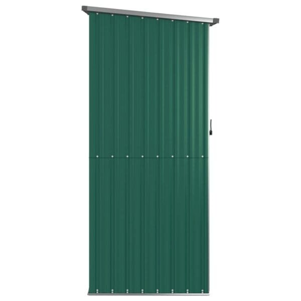 Domek ogrodowy, szopa, zielona, 118,5x97x209,5 cm, stal galwanizowana - obrazek 5