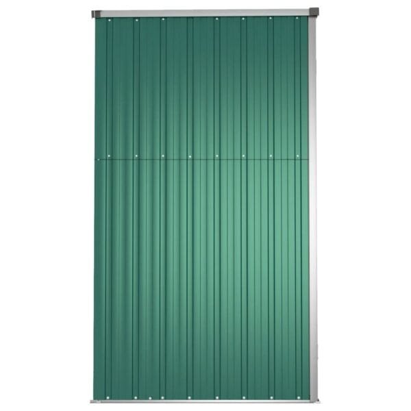 Domek ogrodowy, szopa, zielona, 225x89x161 cm, stal galwanizowana - obrazek 5