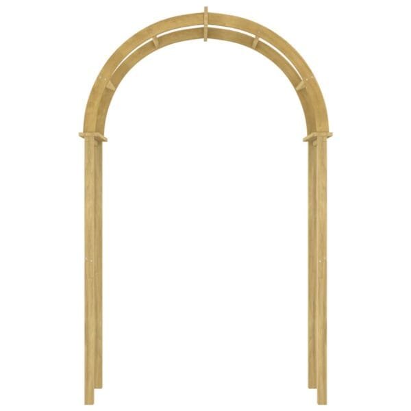 Pergola ogrodowa, 141x97x243 cm, impregnowane drewno sosnowe - obrazek 3
