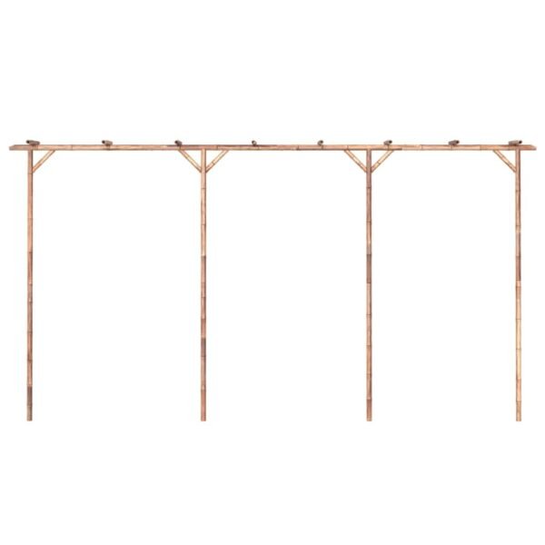 Pergola bambusowa, 385 x 40 x 205 cm - obrazek 4