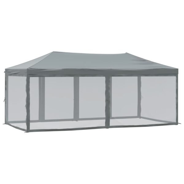 Składany namiot imprezowy ze ściankami, antracytowy, 3x6 m - obrazek 5