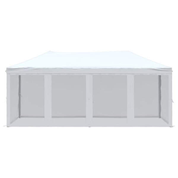 Składany namiot imprezowy ze ściankami, biały, 3x6 m - obrazek 3