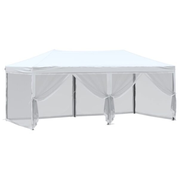Składany namiot imprezowy ze ściankami, biały, 3x6 m - obrazek 6