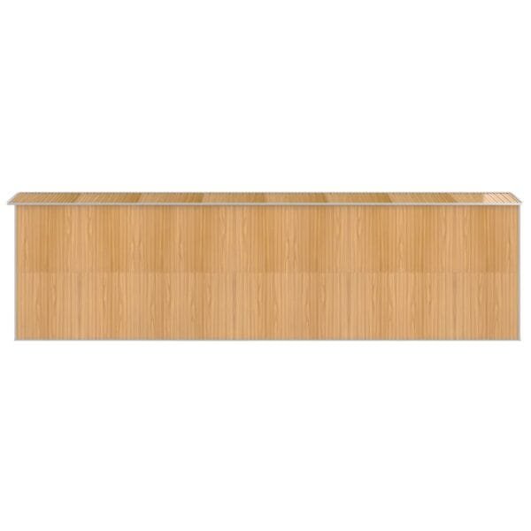 Domek ogrodowy, szopa jasnobrązowa 192x689x223 cm, stal galwanizowana - obrazek 5