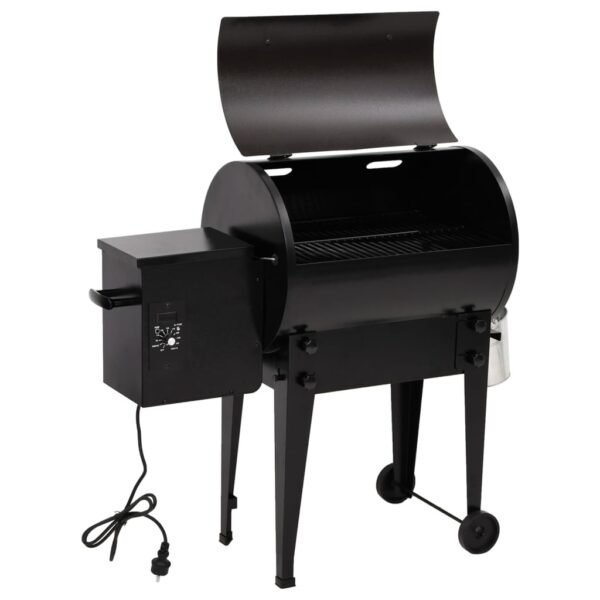 Grill na pellet, czarny, 94 cm, żelazo - obrazek 3