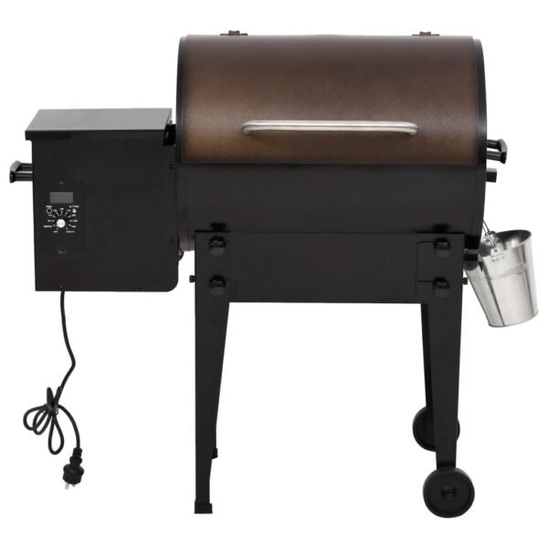 Grill na pellet, czarny, 94 cm, żelazo - obrazek 4