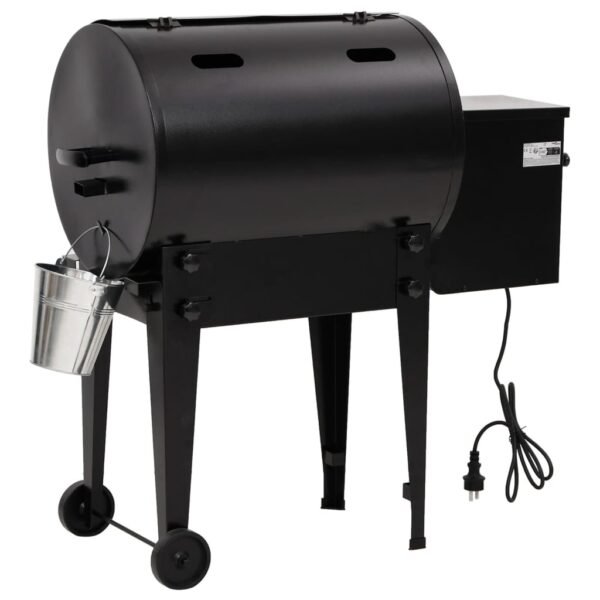 Grill na pellet, czarny, 94 cm, żelazo - obrazek 6