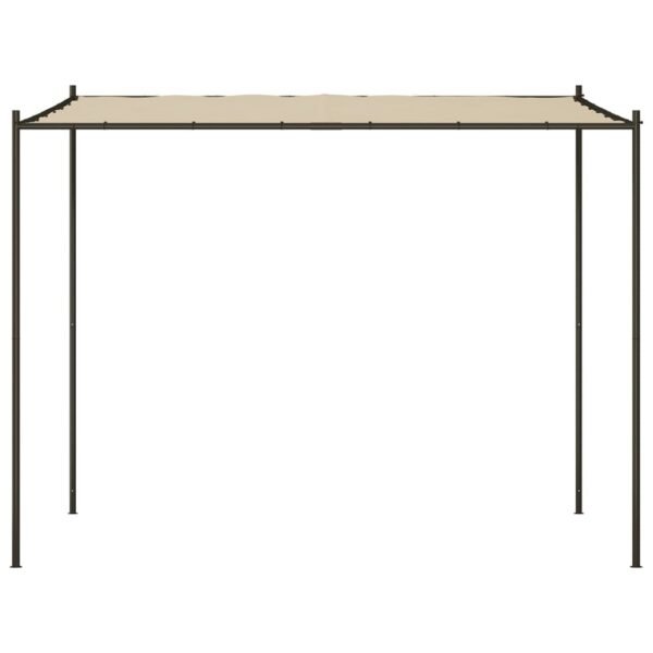 Altana, beżowa, 3x3 m, 180 g/m², tkanina i stal - obrazek 3