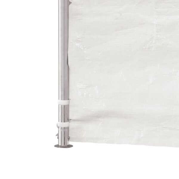 Namiot imprezowy z dachem, biały, 11,15x4,08x3,22 m, polietylen - obrazek 6