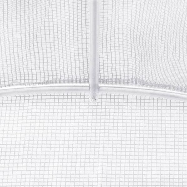 Tunel ogrodowy profesjonalny do upraw, biały, 30 m², 10x3x2 m - obrazek 9